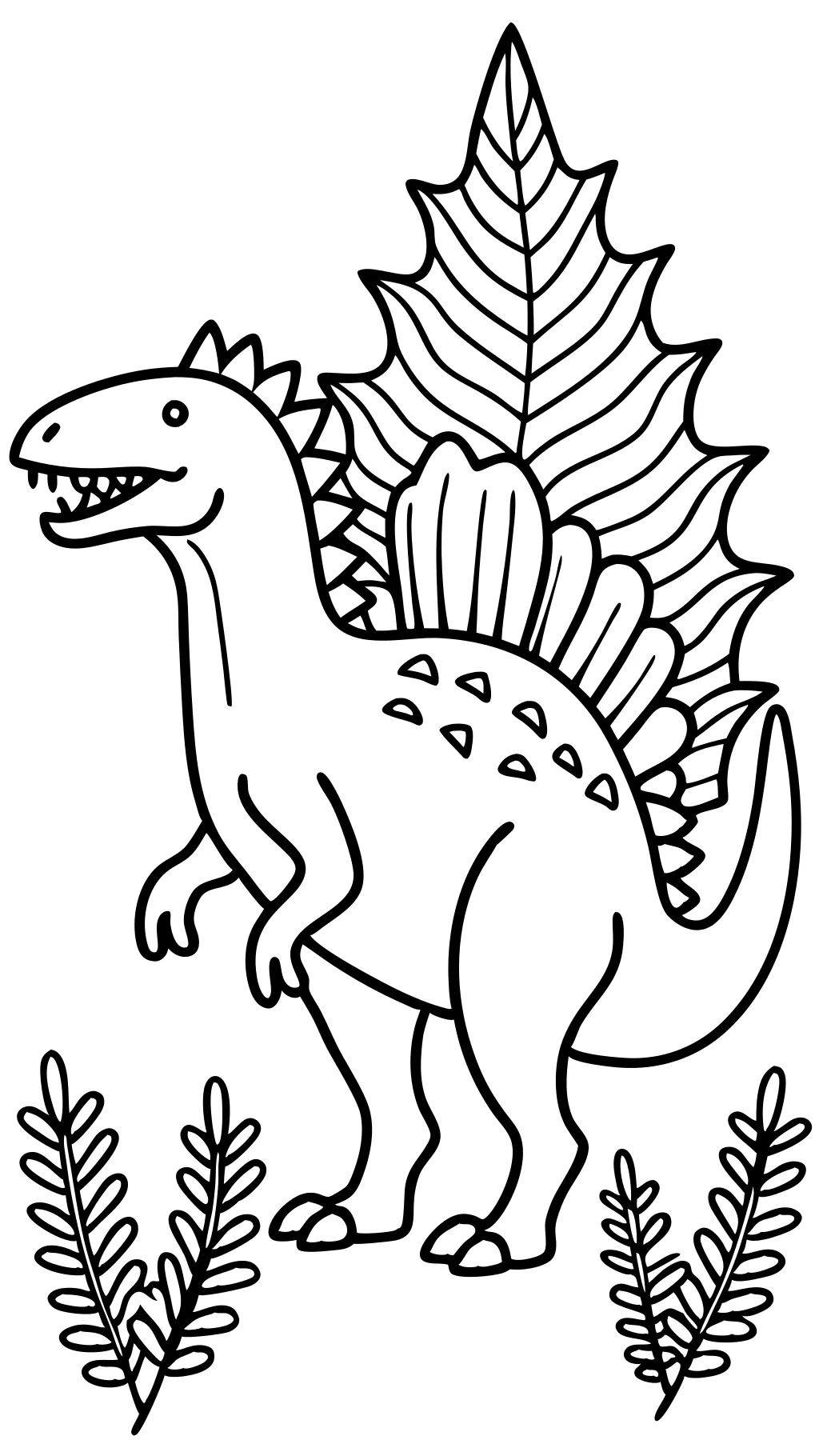 Páginas para colorear de Spinosaurus